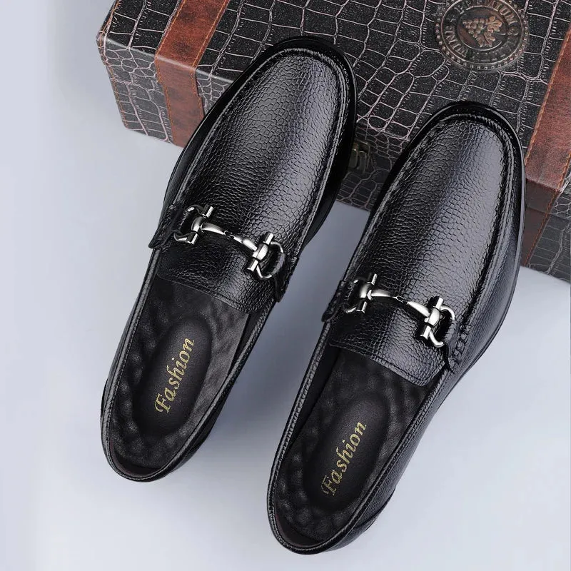 Eleganza Italienische Echtleder-Slipper