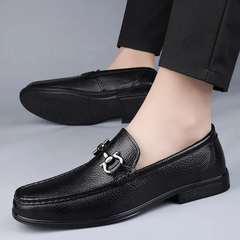 Eleganza Italienische Echtleder-Slipper