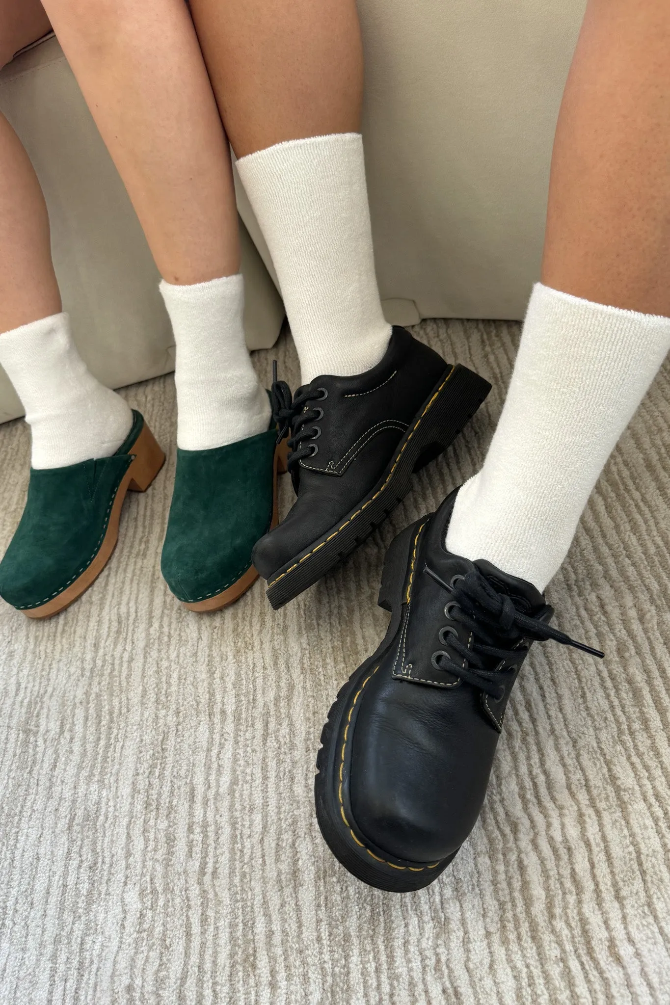 EXTENDED  Cloud Socks - Classic White