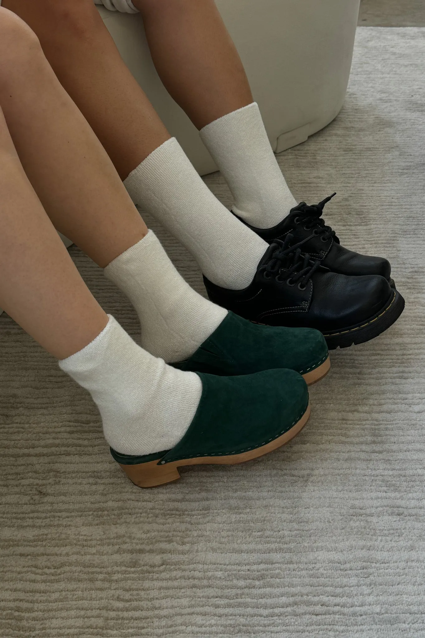 EXTENDED  Cloud Socks - Classic White