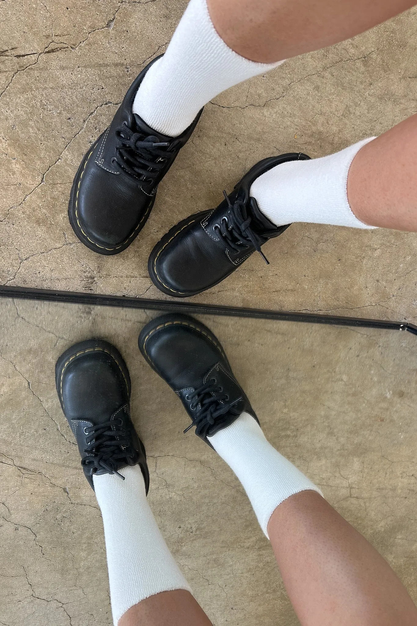 EXTENDED  Cloud Socks - Classic White