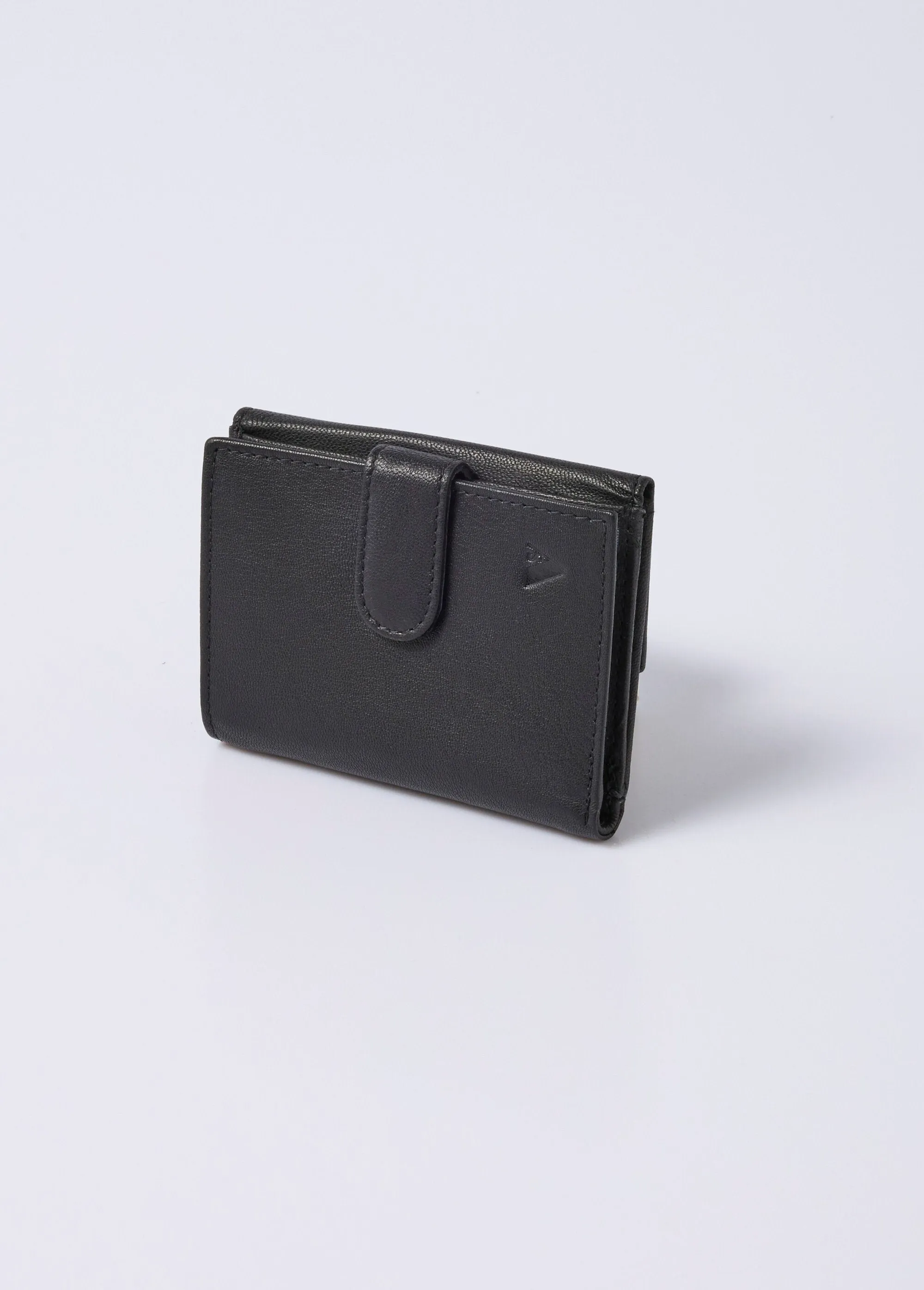 Extra slim leather wallet