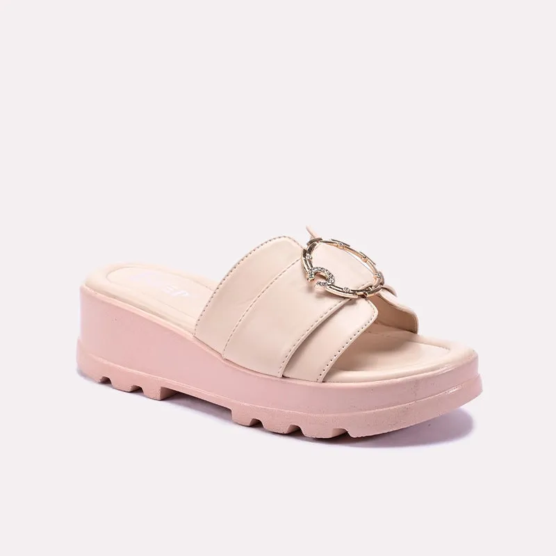 Fawn Chunky Comfy Casual Slippers 0412667