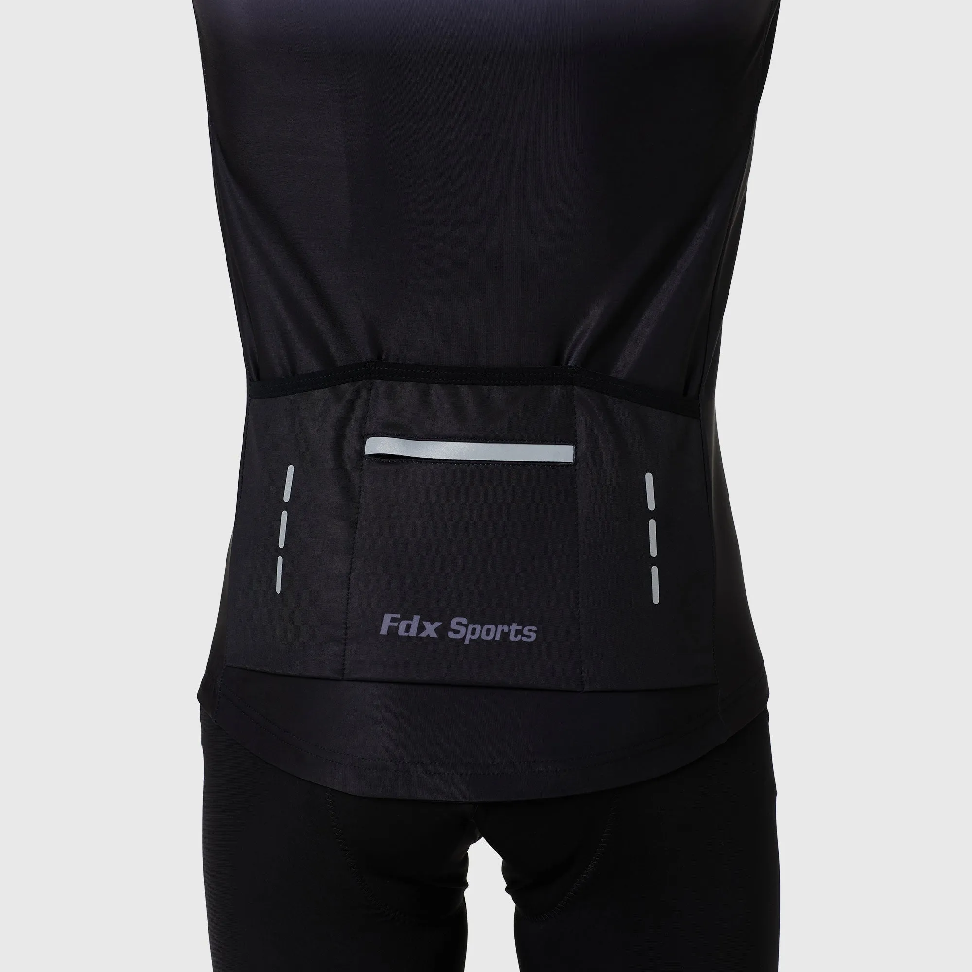 Fdx Duo Women's & Girl's Grey / Black Thermal Roubaix Long Sleeve Cycling Jersey
