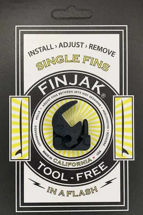 FINJAK TOOL FREE SINGLE FIN SYSTEM - BLACK SAND