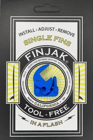 FINJAK TOOL FREE SINGLE FIN SYSTEM - RINCON BLUE