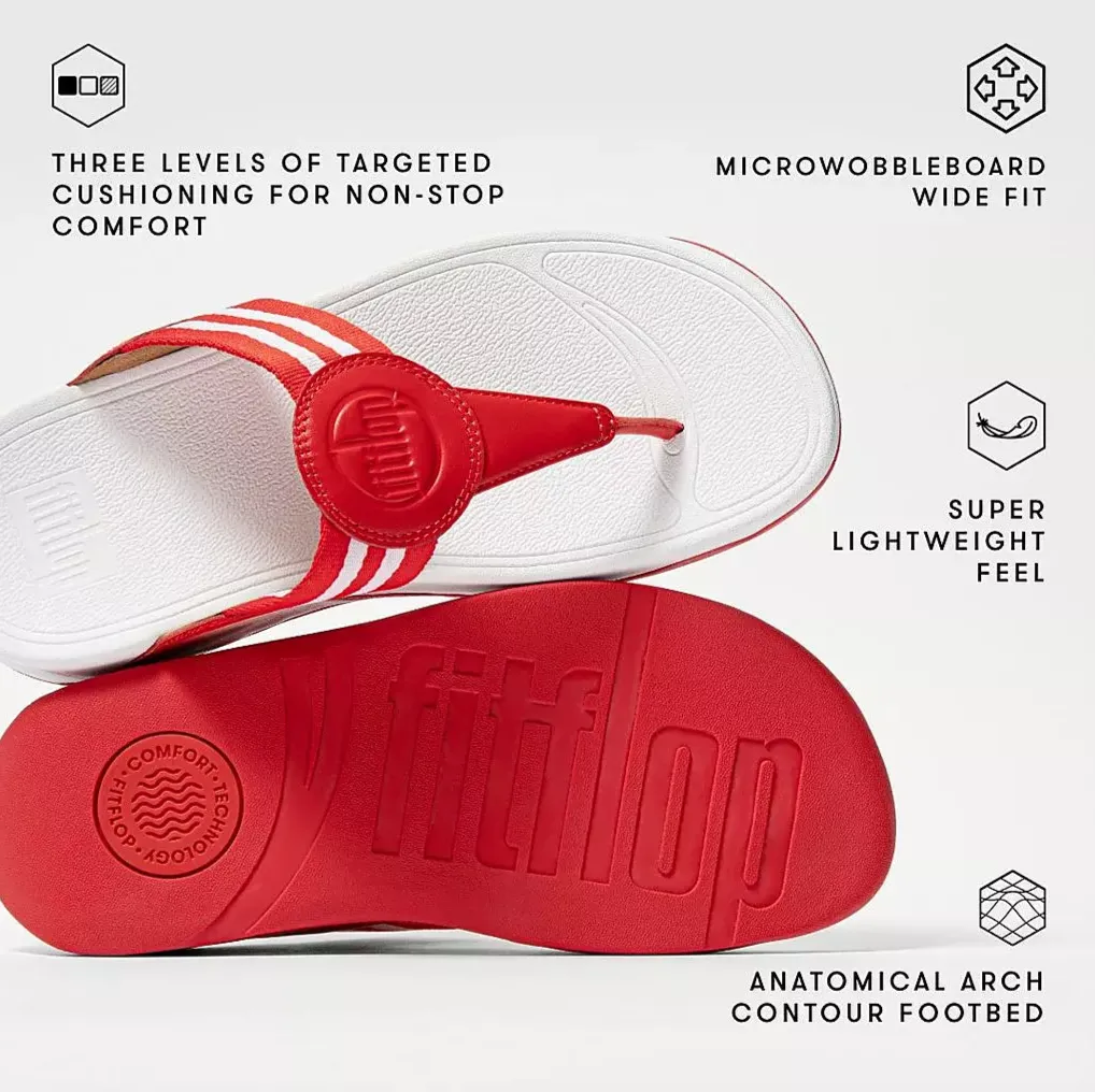 FitFlop WALKSTAR Webbing Toe-Post Sandals