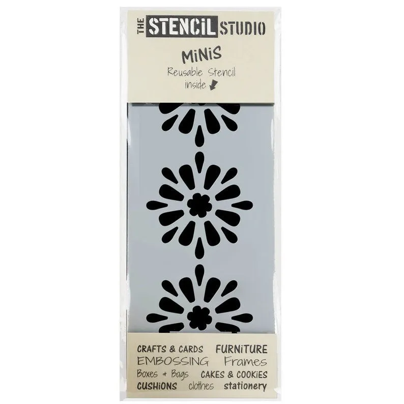 Flower Border Mini Stencil