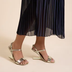 Fondi Gold Heels For Women