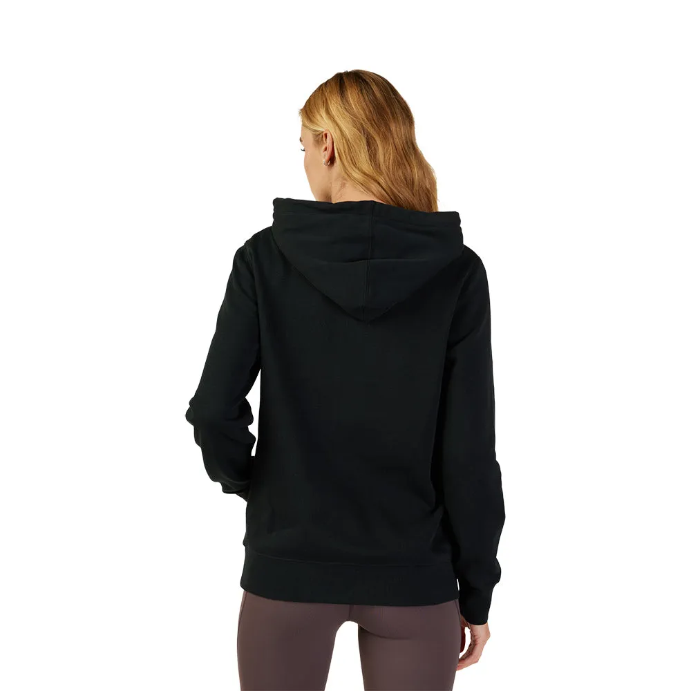 Fox Womens Fox Head Fleece Pullover Hoody - Black