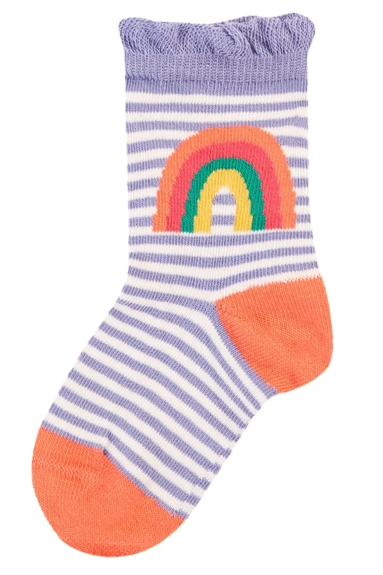Frugi 3 Pack Infant Sock 500117A4rfpk Rainforest Friends