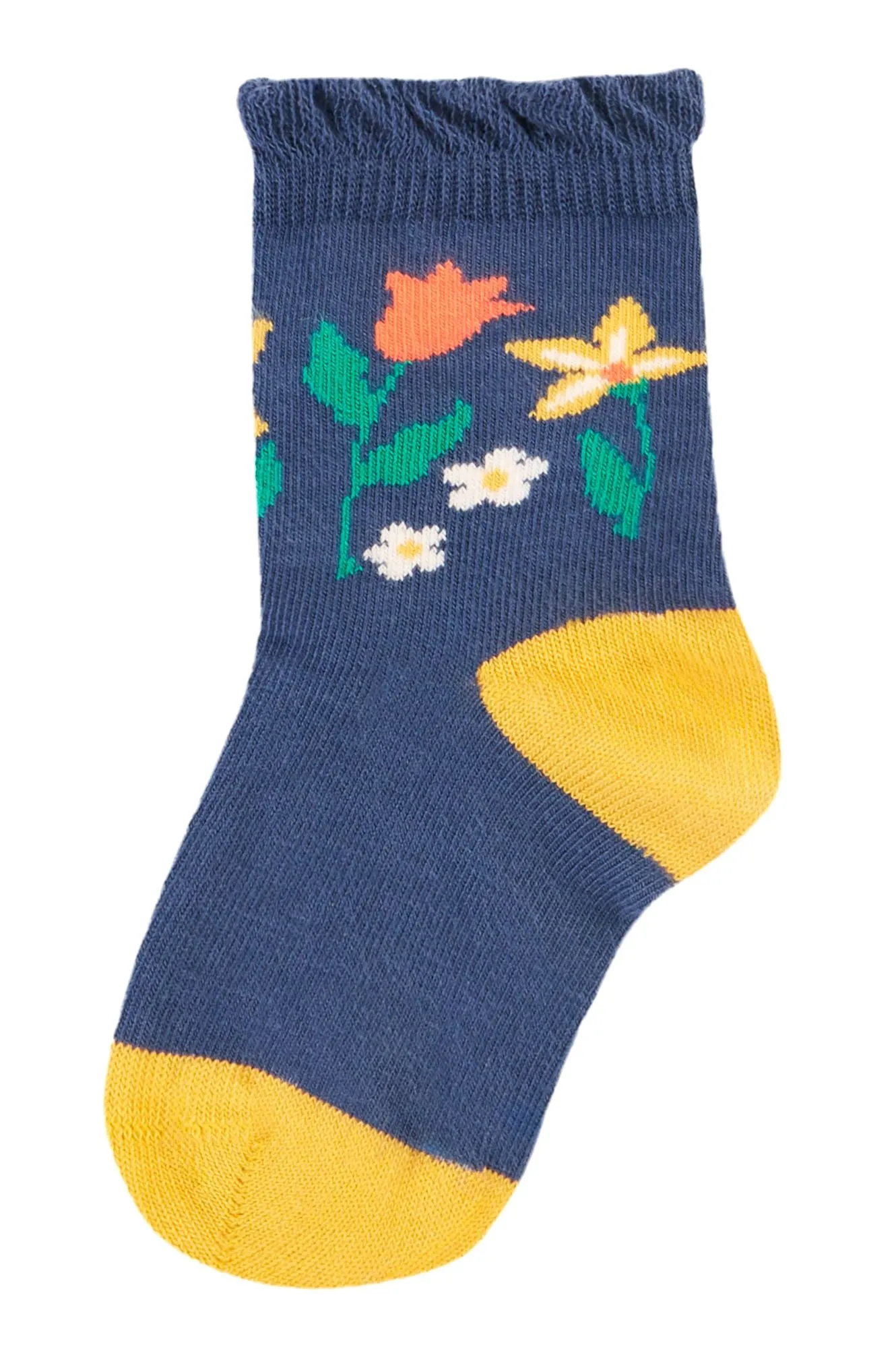 Frugi 3 Pack Infant Sock 500117A4rfpk Rainforest Friends