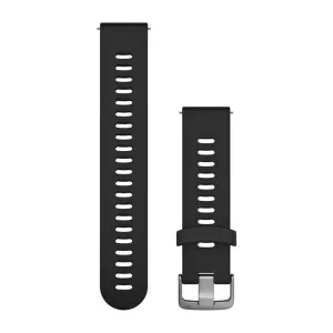 Garmin Quick Release Bands (20 mm) - Black with Stainless Hardware