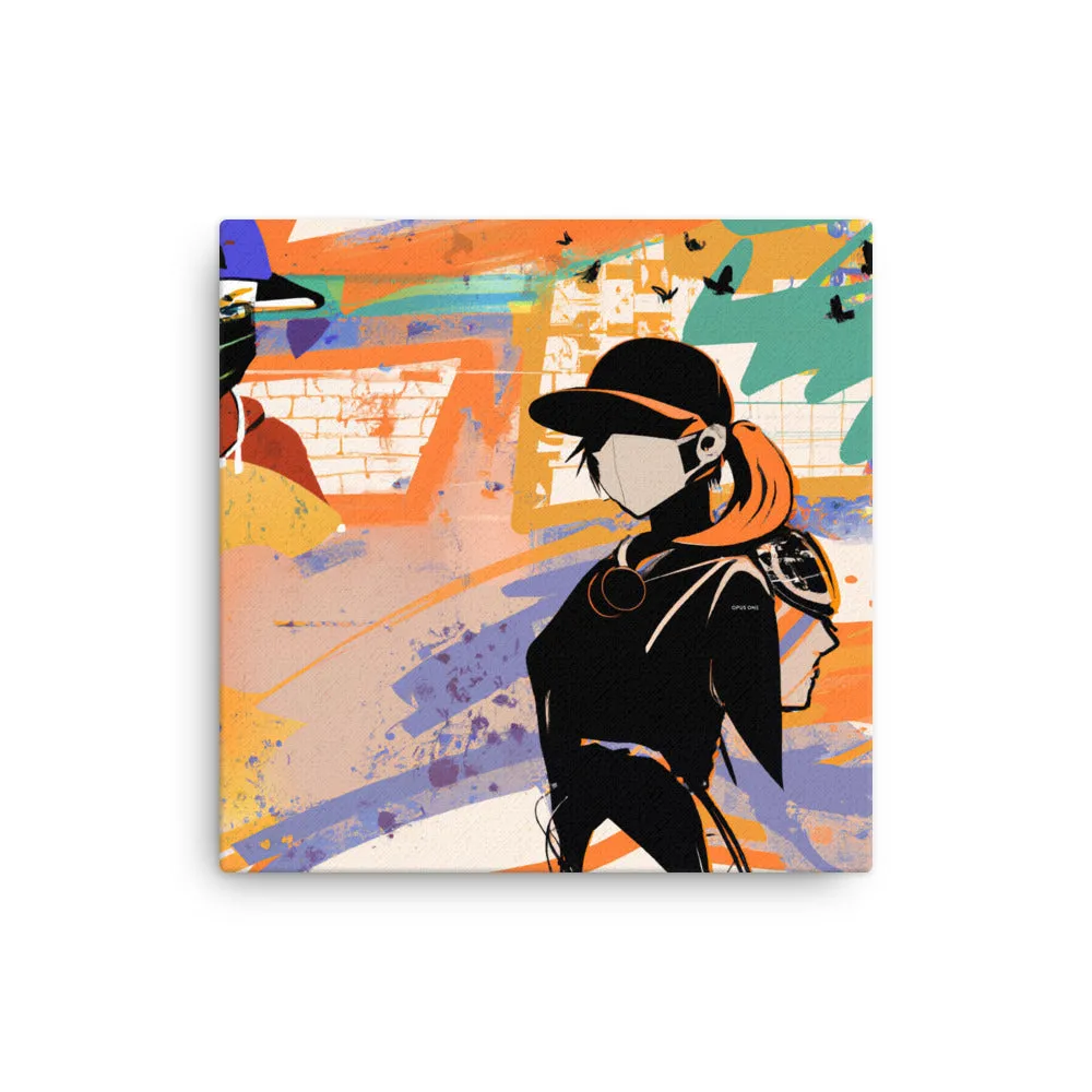 Girl in a Mask (v1) CANVAS