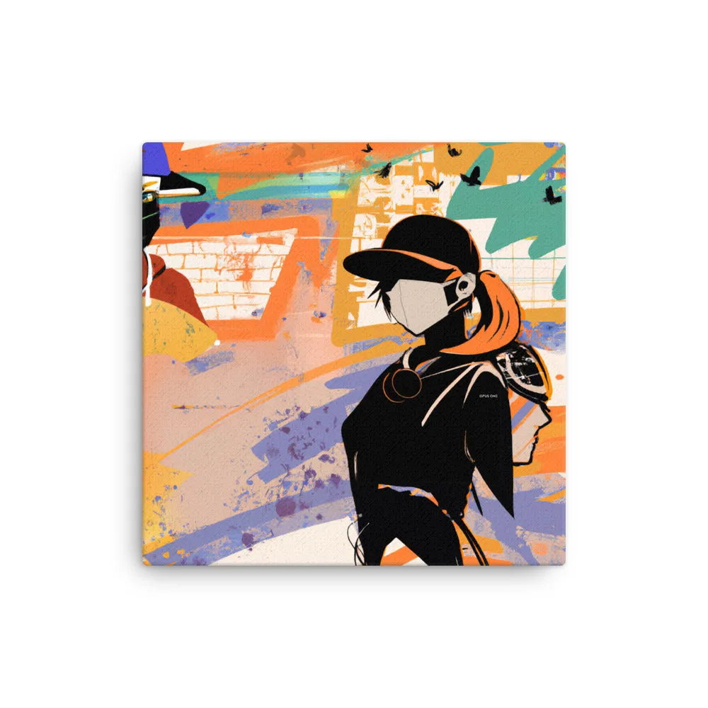 Girl in a Mask (v1) CANVAS