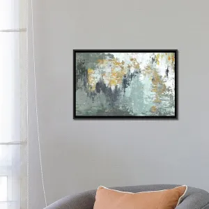 Gold Magic by Patricia Pinto - Painting Print East Urban Home Mat Color: No Mat Size: 18" H x 26" W x 1.5" D Format: Black Framed Canvas