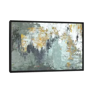 Gold Magic by Patricia Pinto - Painting Print East Urban Home Mat Color: No Mat Size: 40" H x 60" W x 1.5" D Format: Black Framed Canvas