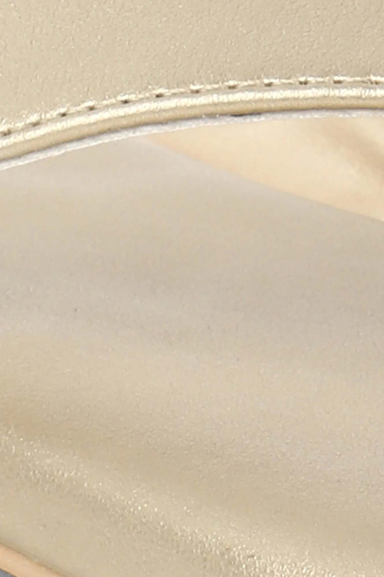 Gold Square Toe Embroidered Flat - ZDominique