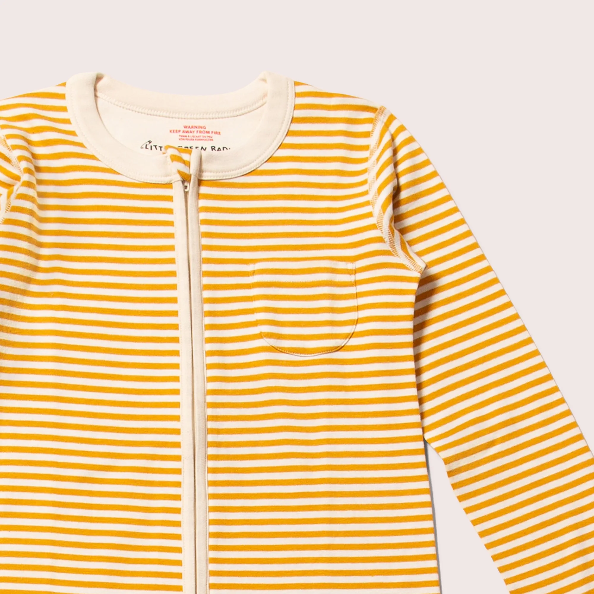 Gold Striped Adaptive 2 Way Onesie