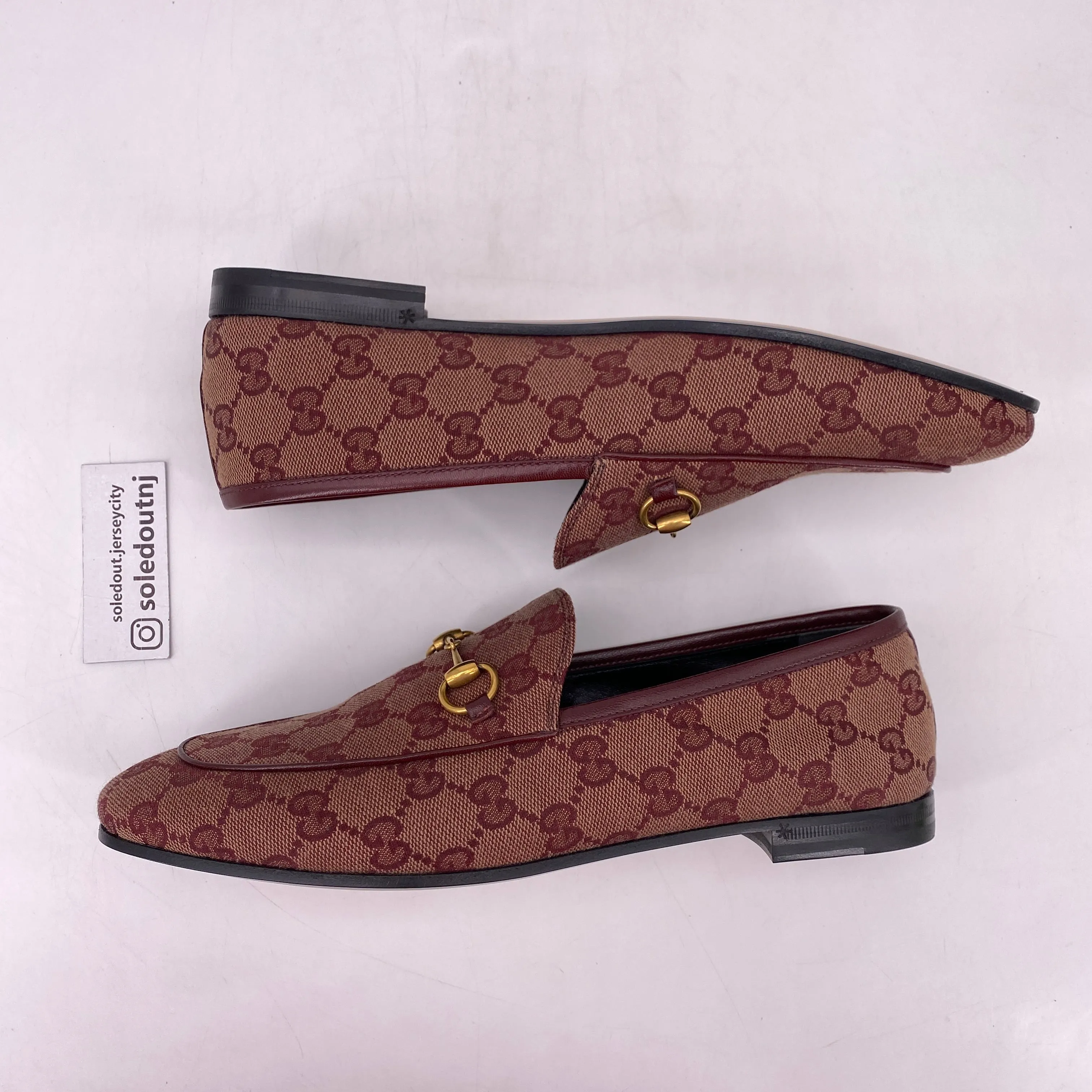Gucci Loafer "Monogram"  New (Cond) Size 39.5W