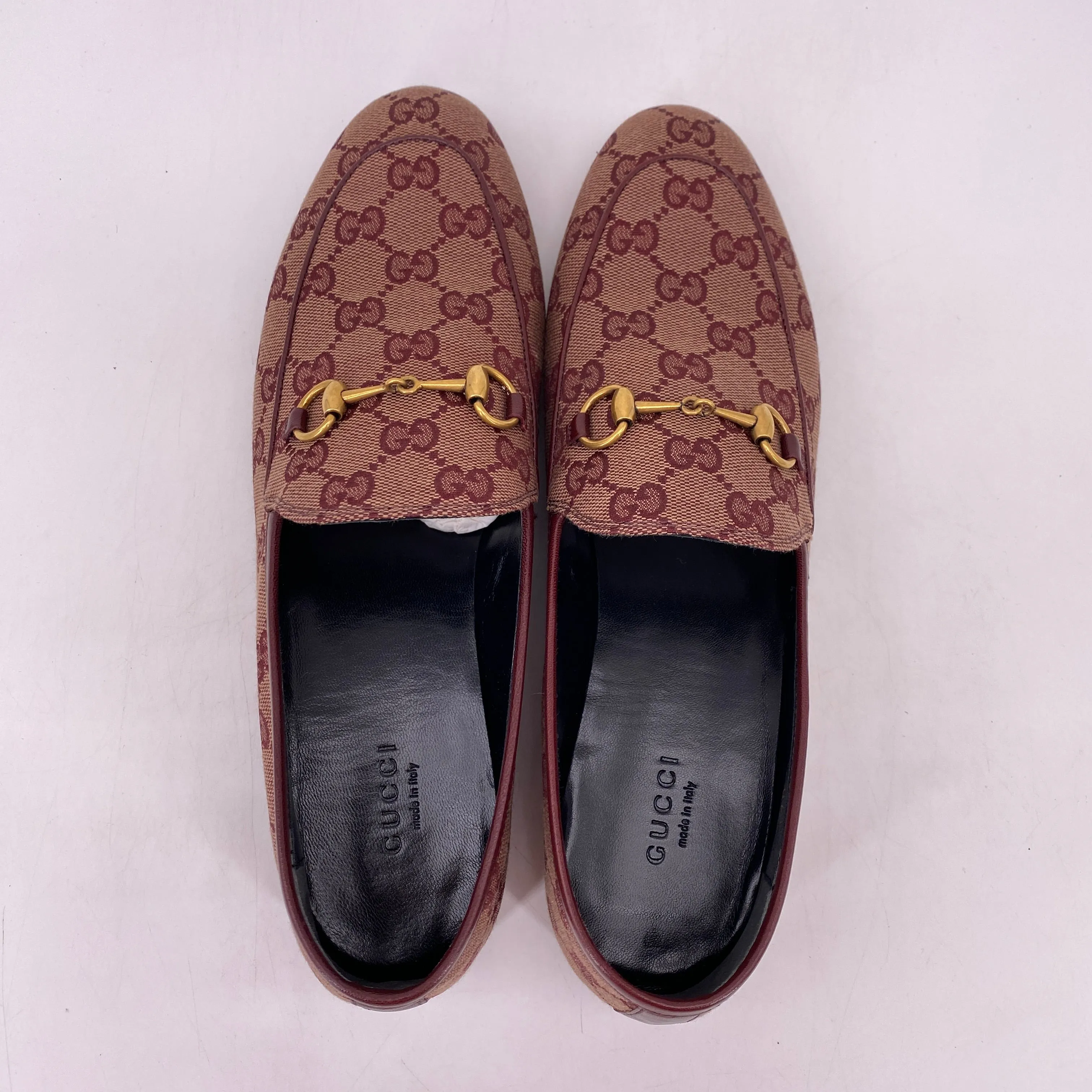 Gucci Loafer "Monogram"  New (Cond) Size 39.5W