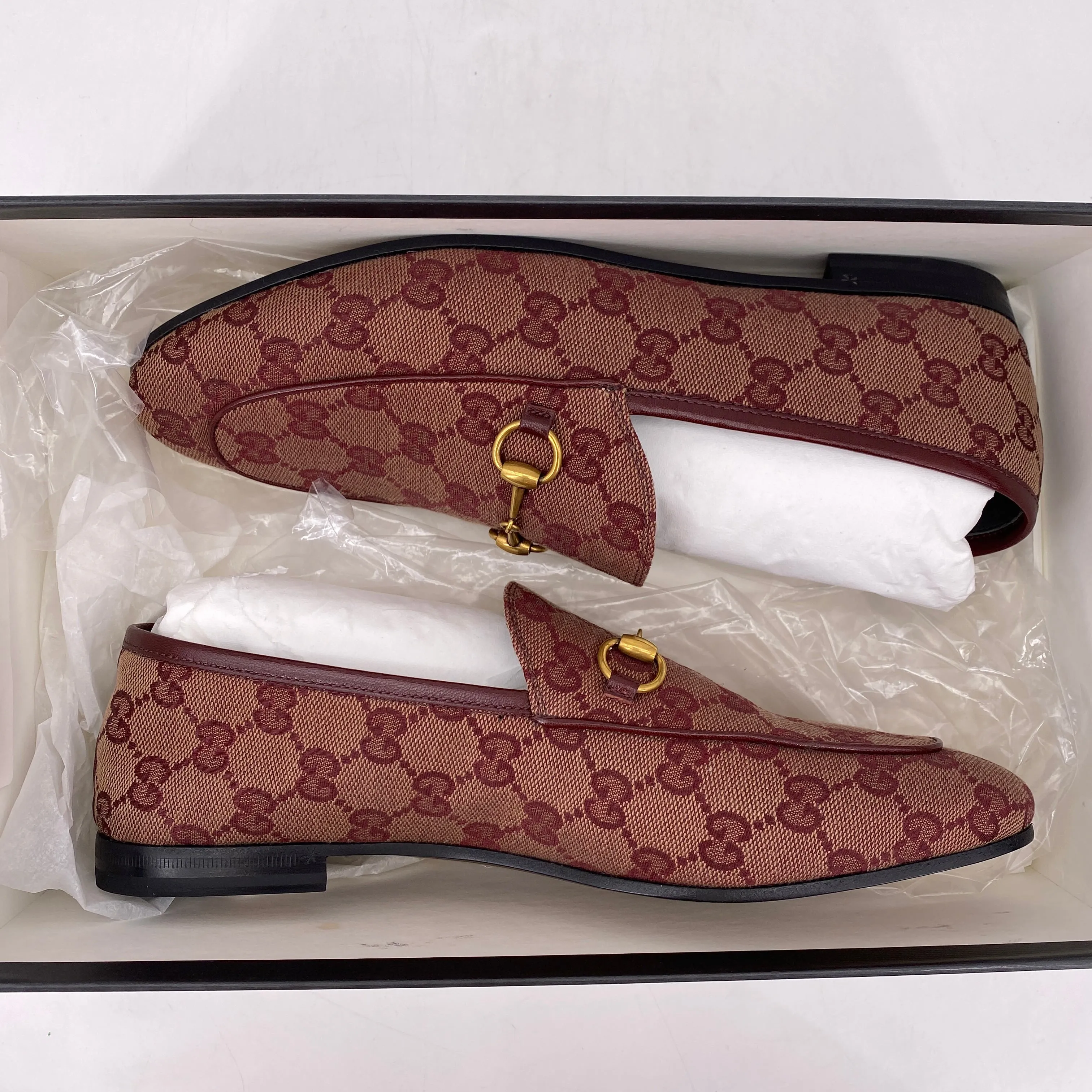 Gucci Loafer "Monogram"  New (Cond) Size 39.5W
