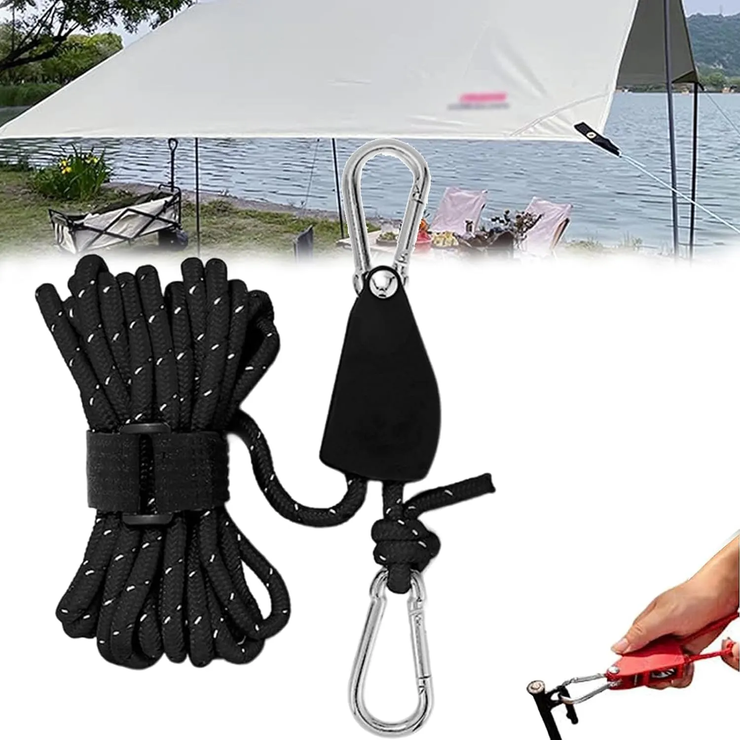 Hook & Glide™ - Heavy Camping Gear Lifter