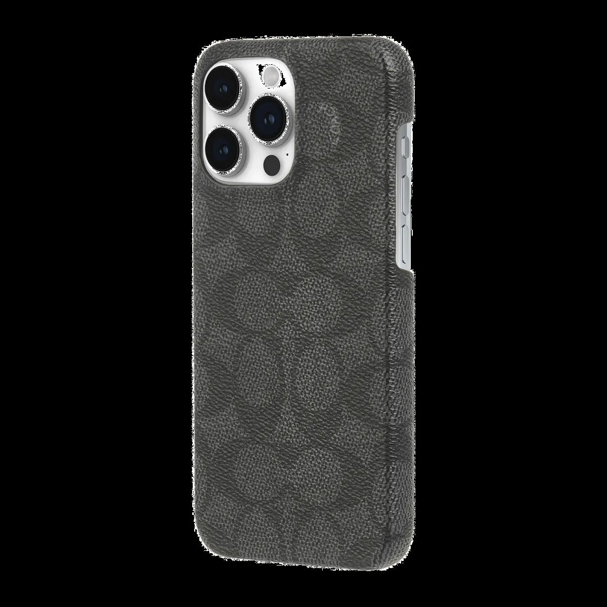 iPhone 15 Pro Max Coach Slim Wrap Signature C Case - Charcoal