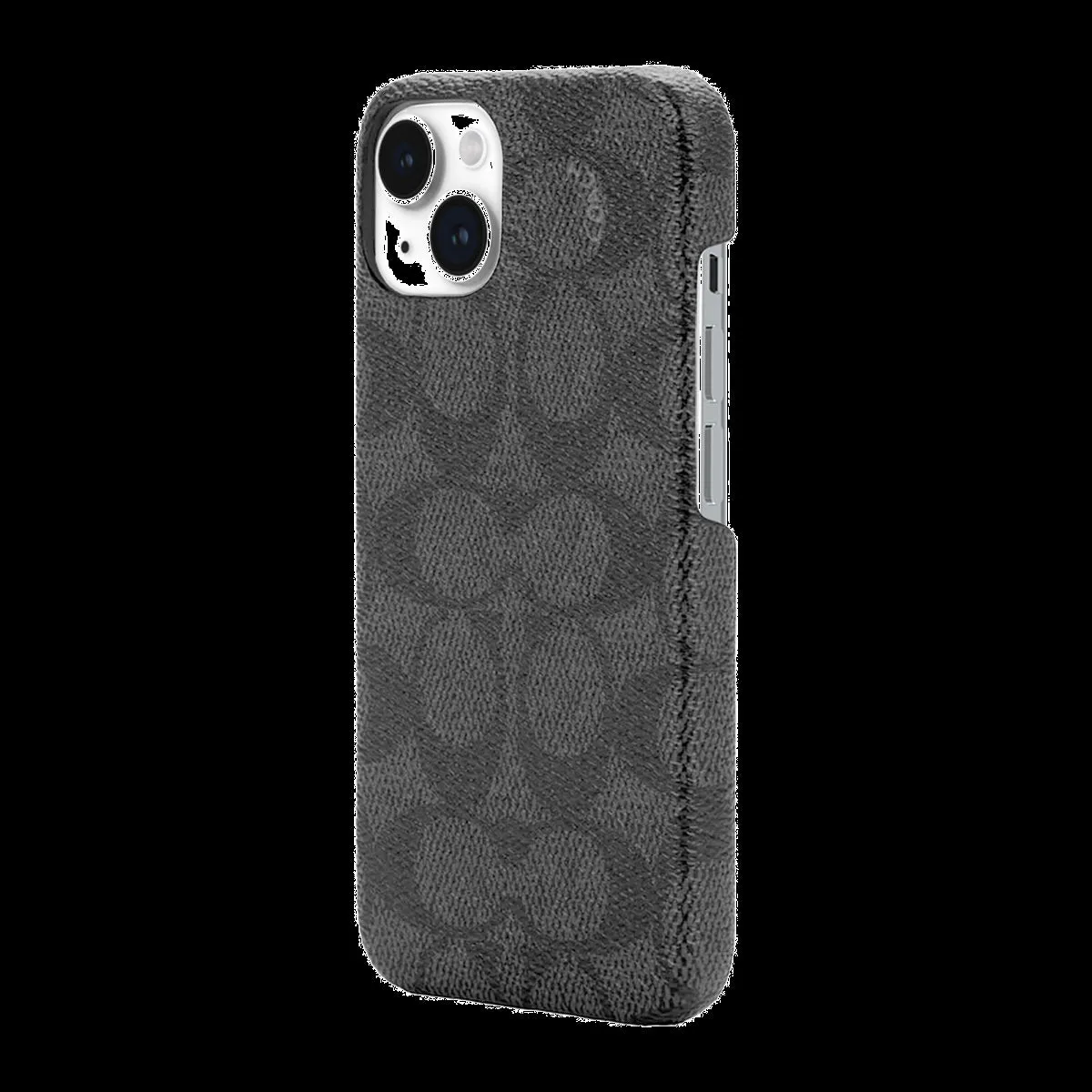 iPhone 15/14/13 Coach Slim Wrap Signature C Case - Charcoal