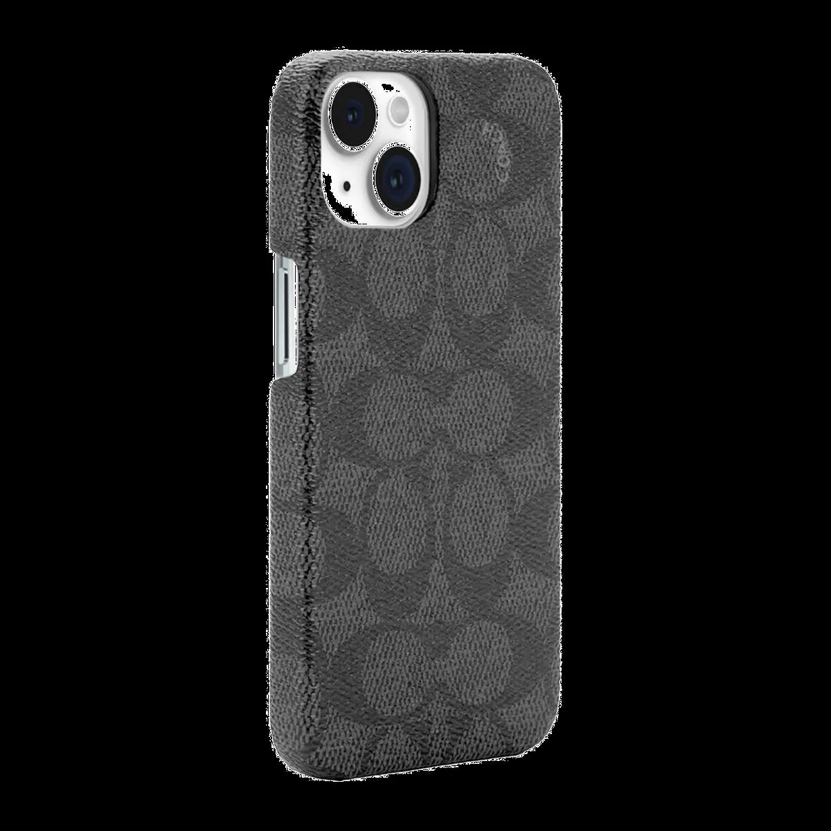 iPhone 15/14/13 Coach Slim Wrap Signature C Case - Charcoal