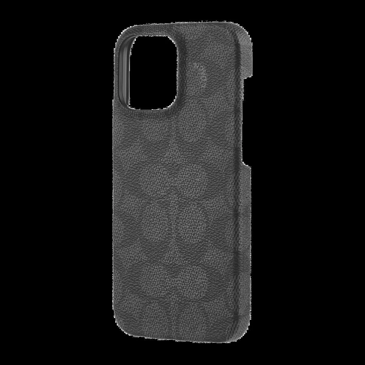 iPhone 16 Pro Max Coach Slim Wrap Signature C Case - Charcoal