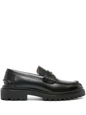 ISABEL MARANT Frezza chunky leather loafers