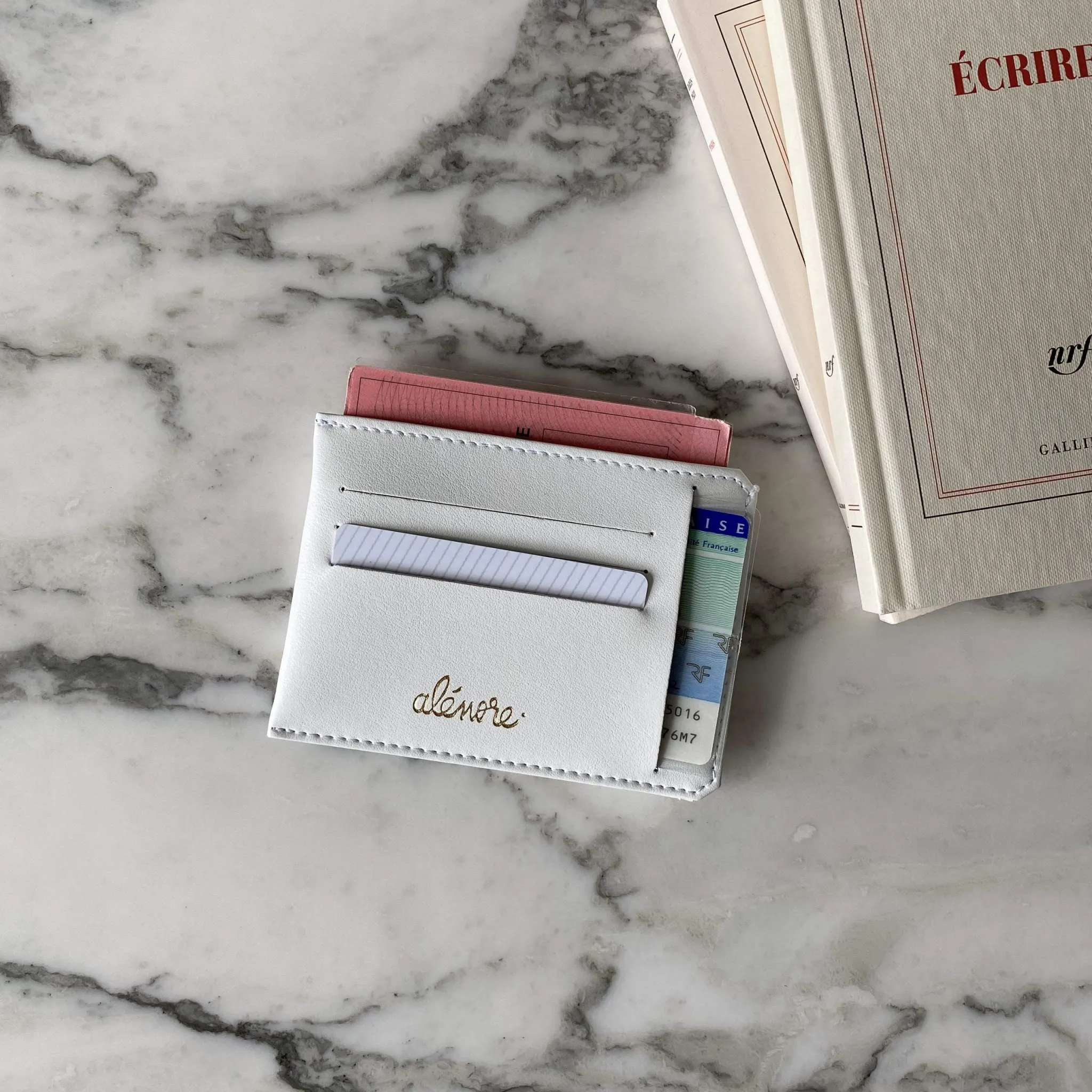 Jasmin Vegan Apple Leather Compact Wallet | Terracotta