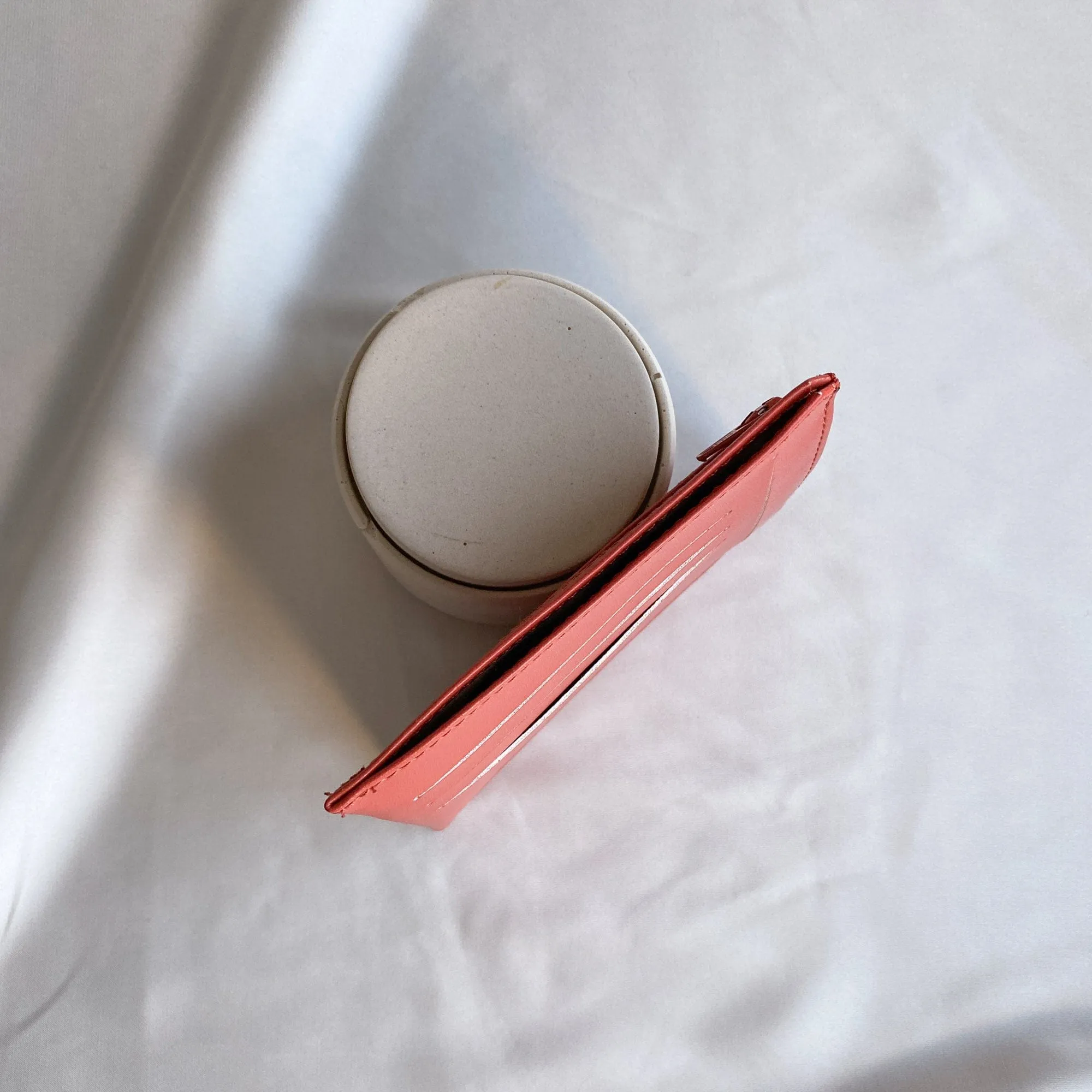 Jasmin Vegan Apple Leather Compact Wallet | Terracotta