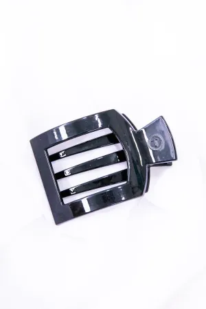 Jet Black Flat Square Clip