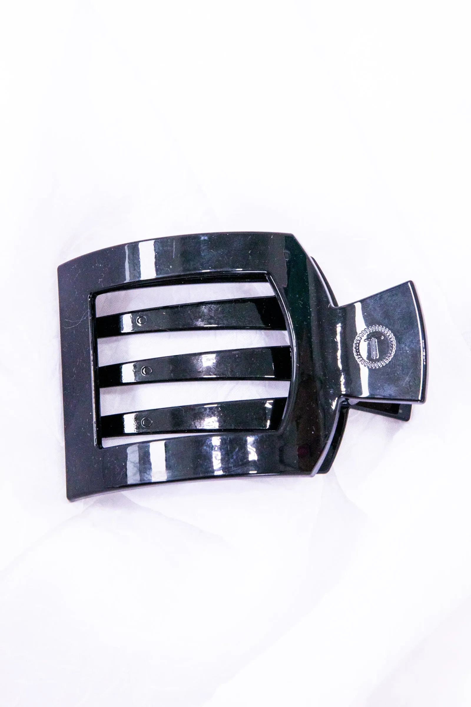 Jet Black Flat Square Clip