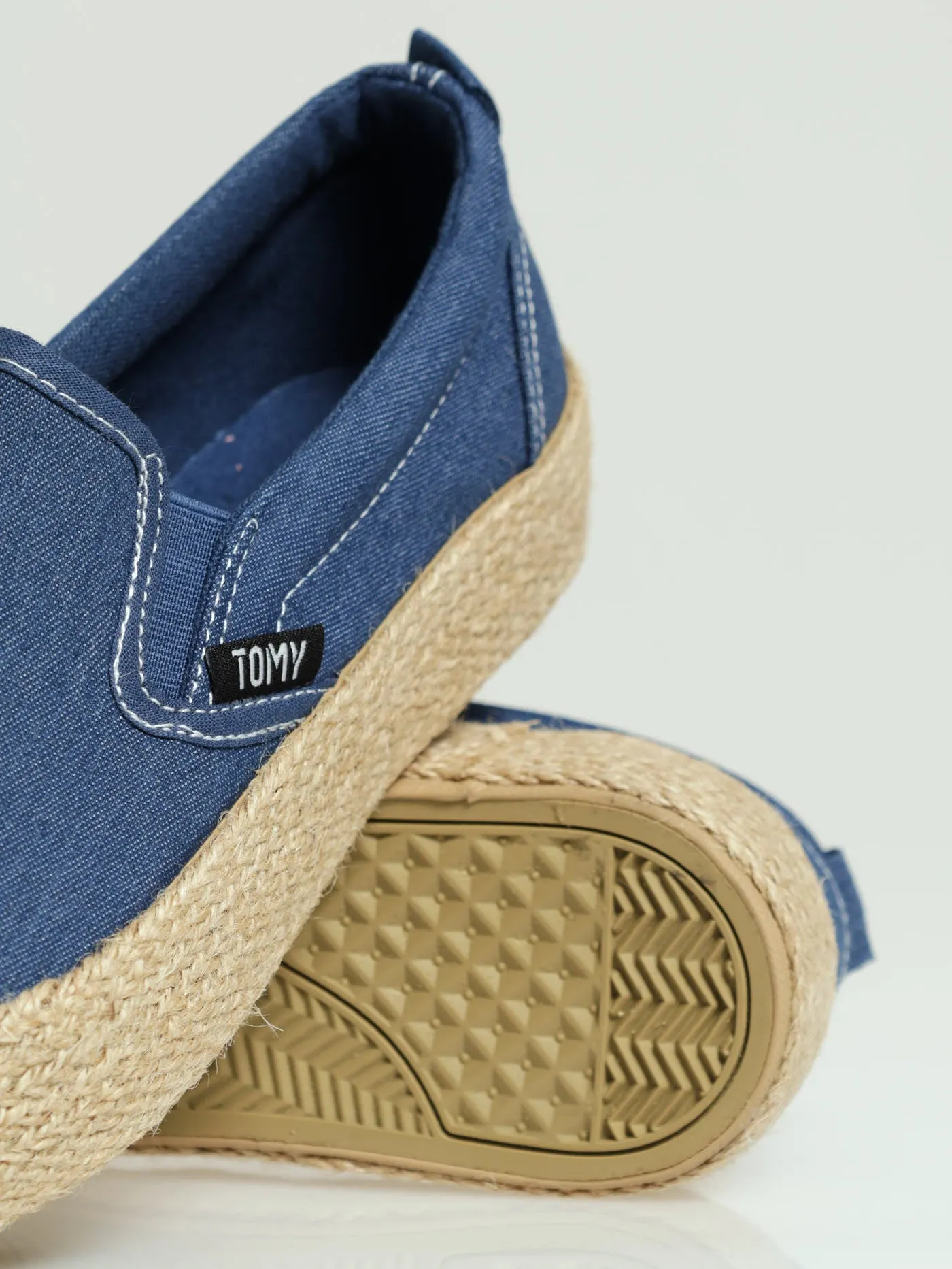 Joslyn Platform Slip On - Denim