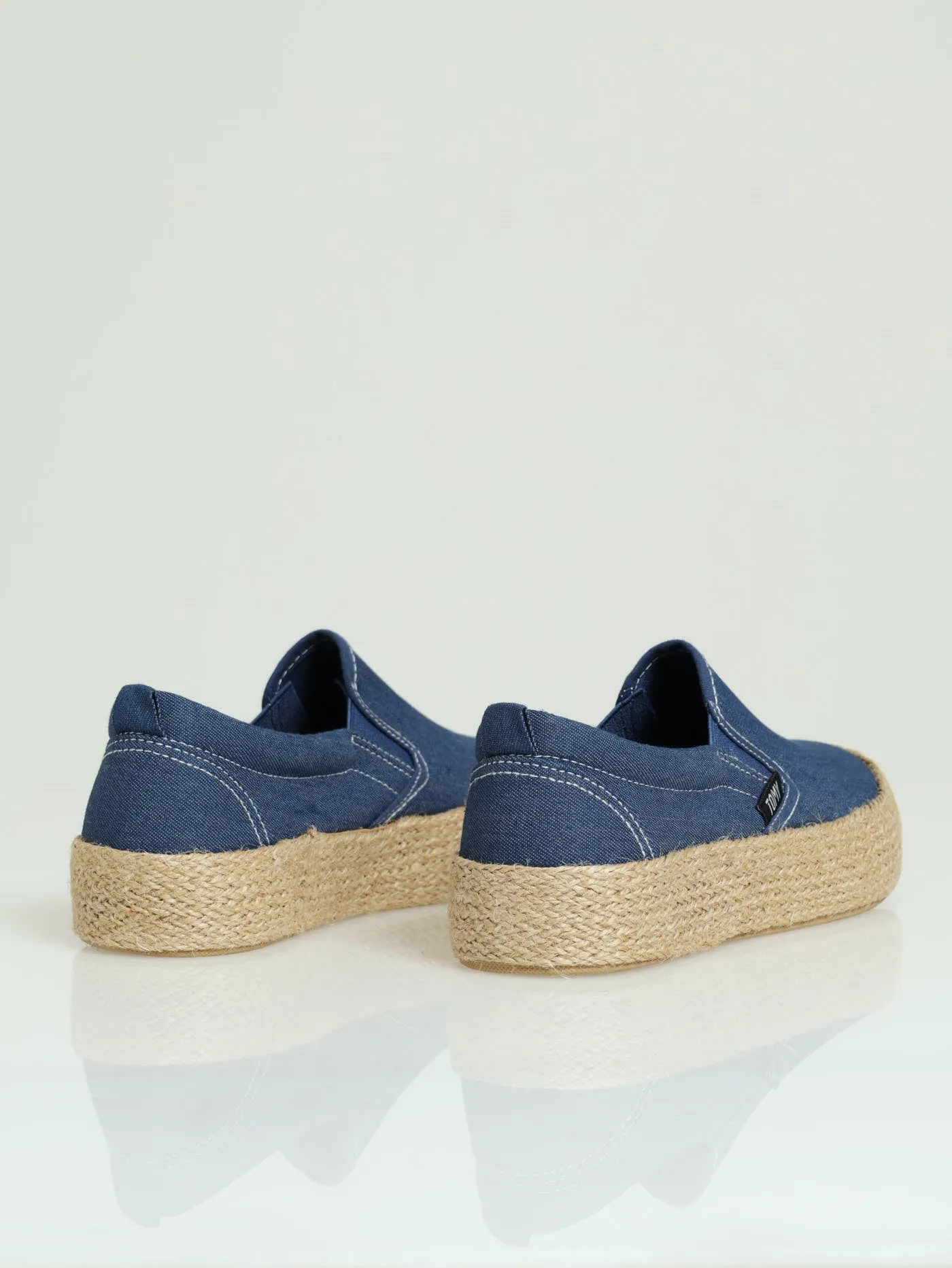 Joslyn Platform Slip On - Denim