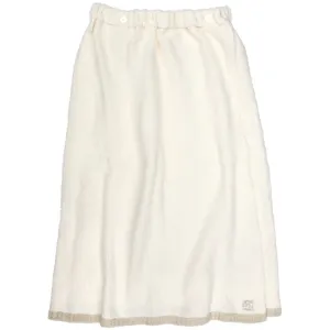 Kashwere Creme With Malt Trim Spa Wrap