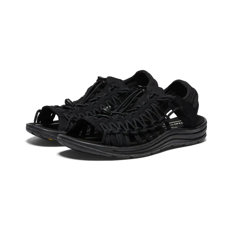 KEEN UNEEK II OPEN TOE - BLACK/BLACK