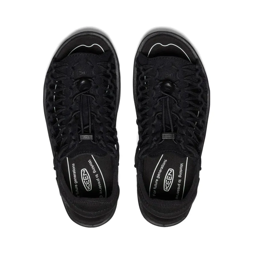 KEEN UNEEK II OPEN TOE - BLACK/BLACK