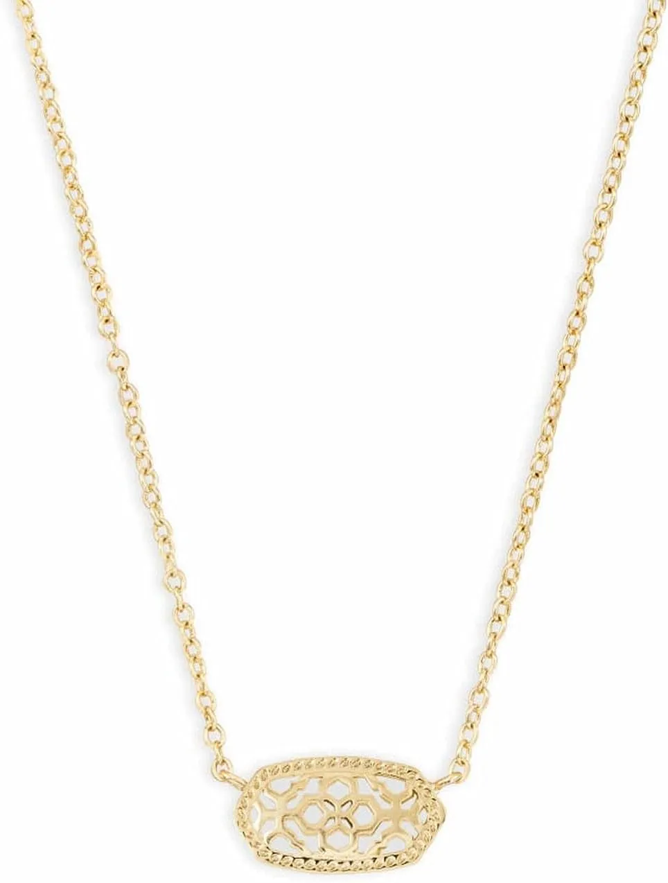 Kendra Scott Elisa Pendant Necklace for Women, Fashion Jewelry, 14k Gold-Plated