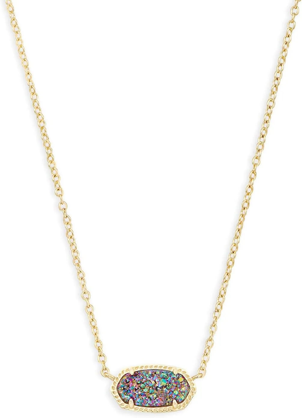 Kendra Scott Elisa Pendant Necklace for Women, Fashion Jewelry, 14k Gold-Plated