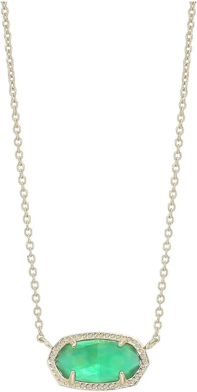 Kendra Scott Elisa Pendant Necklace for Women, Fashion Jewelry, 14k Gold-Plated