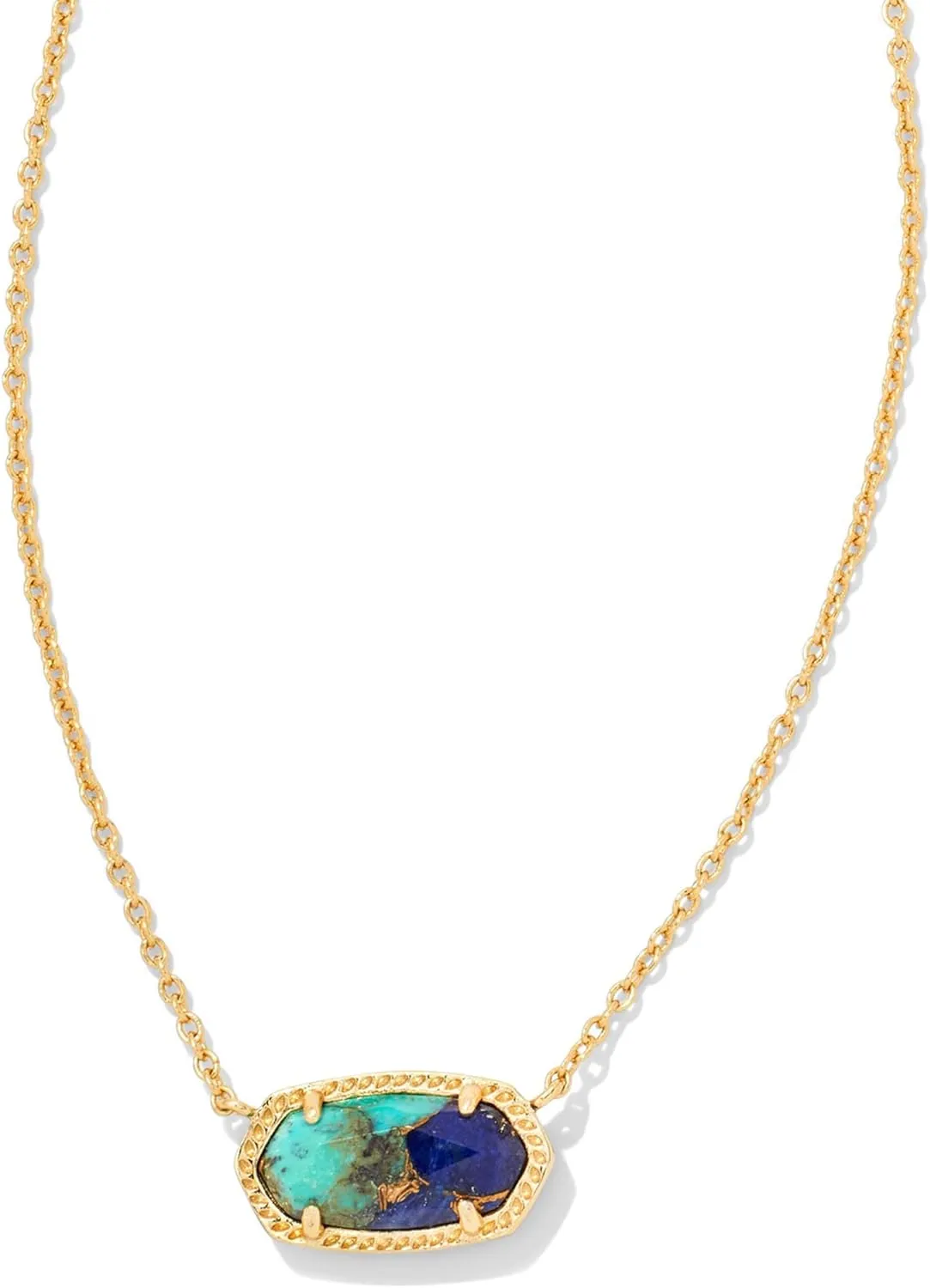Kendra Scott Elisa Pendant Necklace for Women, Fashion Jewelry, 14k Gold-Plated
