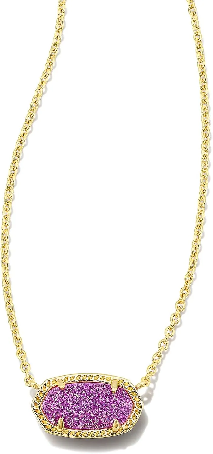 Kendra Scott Elisa Pendant Necklace for Women, Fashion Jewelry, 14k Gold-Plated