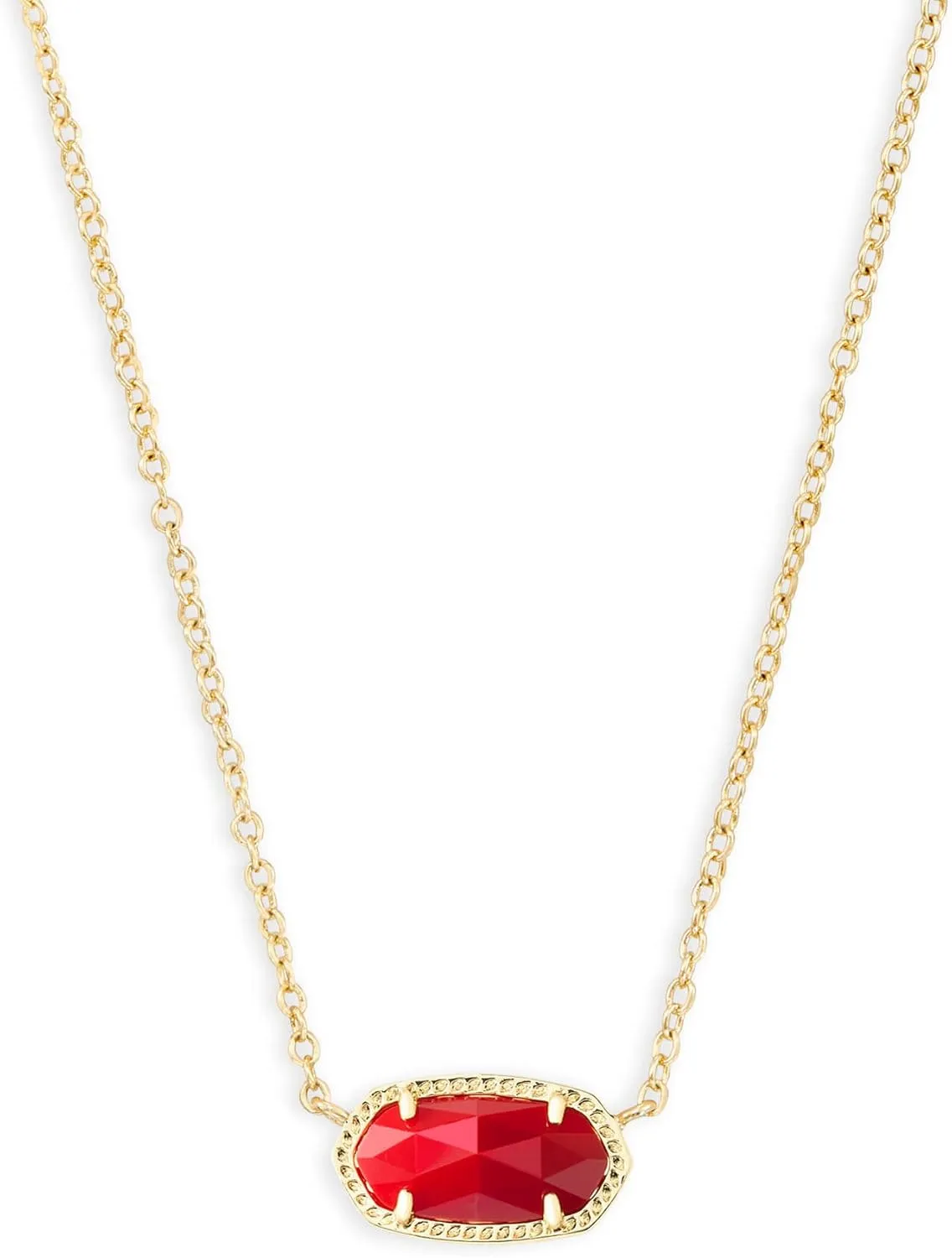 Kendra Scott Elisa Pendant Necklace for Women, Fashion Jewelry, 14k Gold-Plated