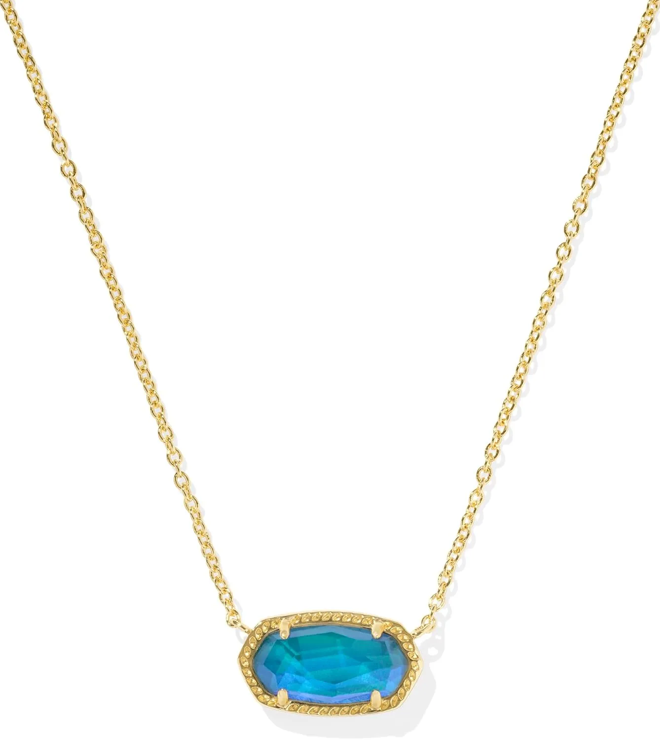 Kendra Scott Elisa Pendant Necklace for Women, Fashion Jewelry, 14k Gold-Plated