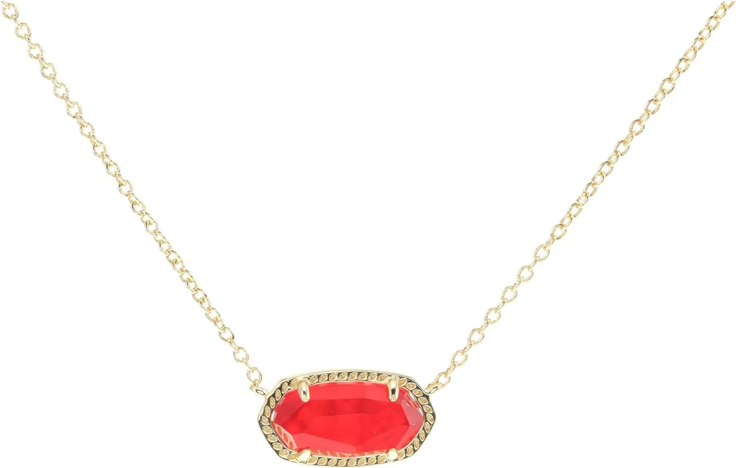 Kendra Scott Elisa Pendant Necklace for Women, Fashion Jewelry, 14k Gold-Plated
