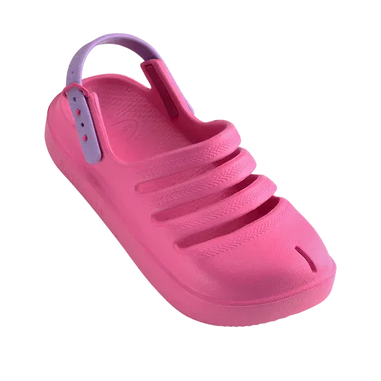 KIDS CLOG PINK FLUX/PRISMA PURPLE